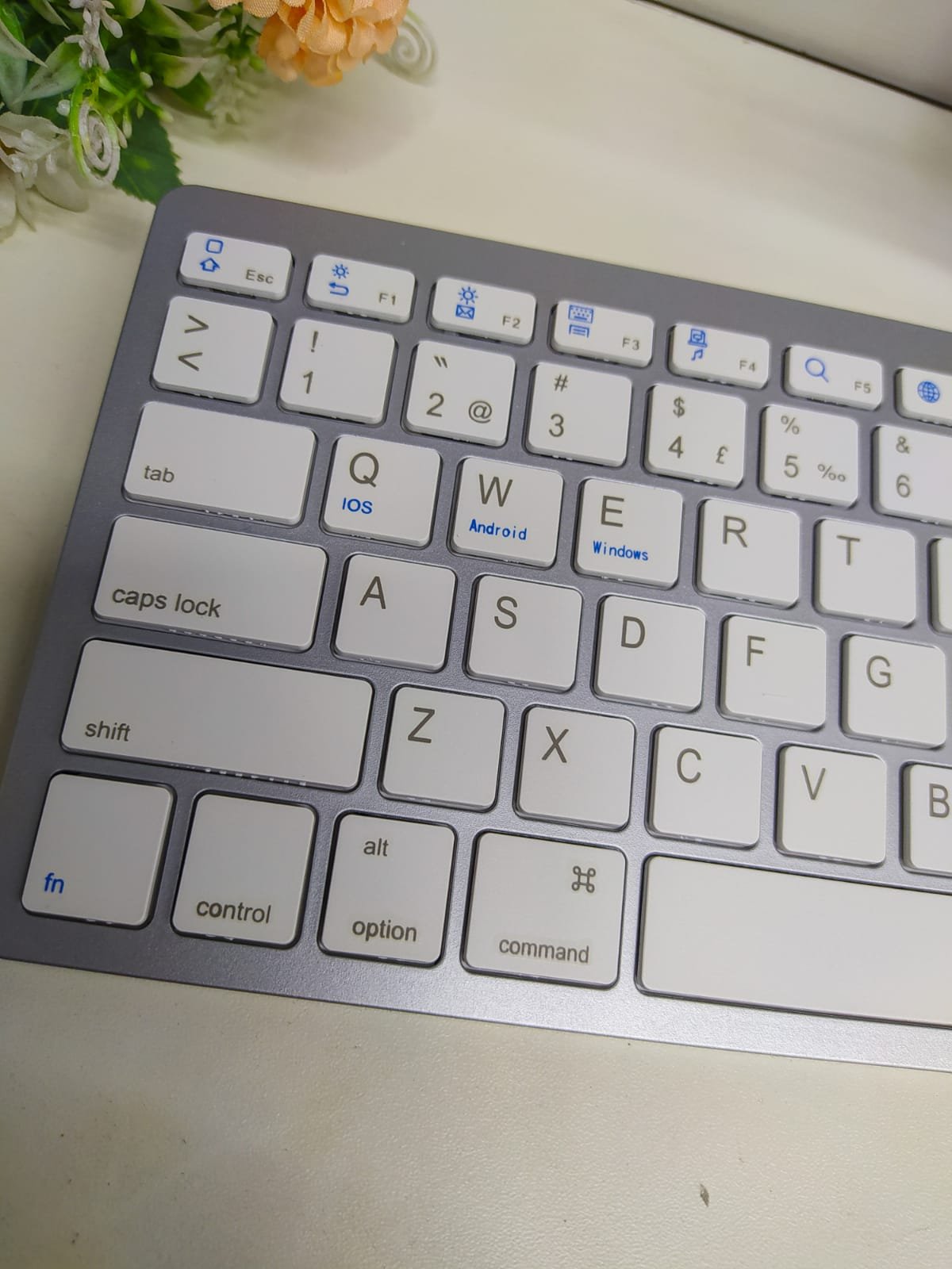 Teclado Bluetooth Universal sem Fio Ipad Iphone Computador Android Mac Note - Imagem 3
